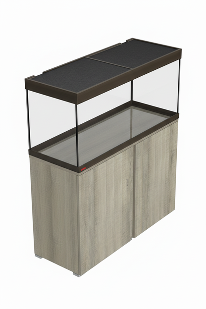Acuario EHEIM VIVALINE LED 180 litros con mueble Roble gris